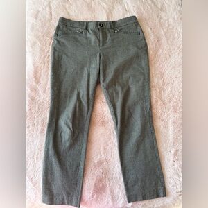 Lauren Ralph Lauren Pants Tapered Leg Houndstooth Black & Tan, Pockets, Petite 8